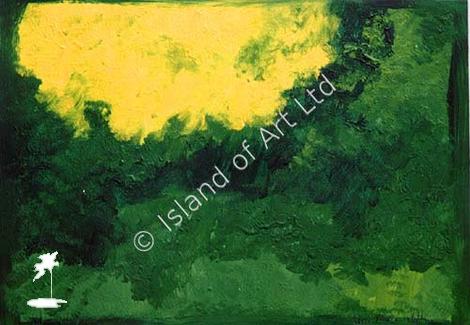 Ann Marie Whitton Painting: Pond (1997) Ann Marie Whitton Painting: Pond (1997)